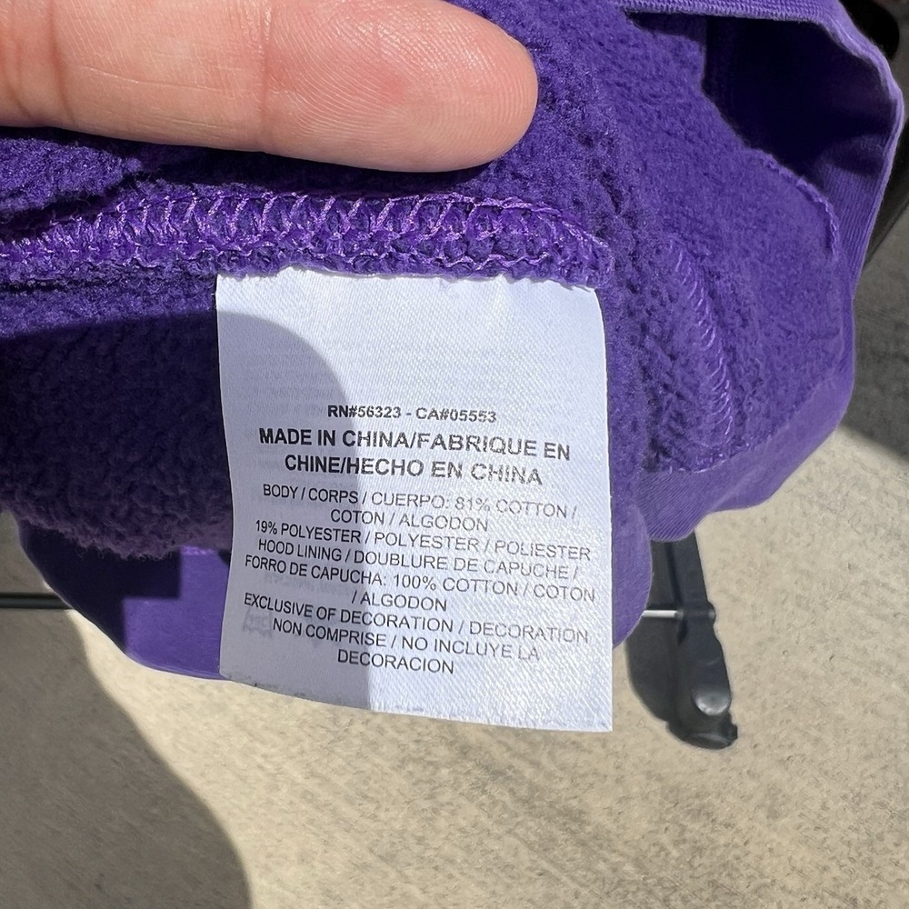 Nike LA Lakers Pullover‎ Hoodie / NBA Basketball / Sportswear/Large/Purple - Picture 5 of 5